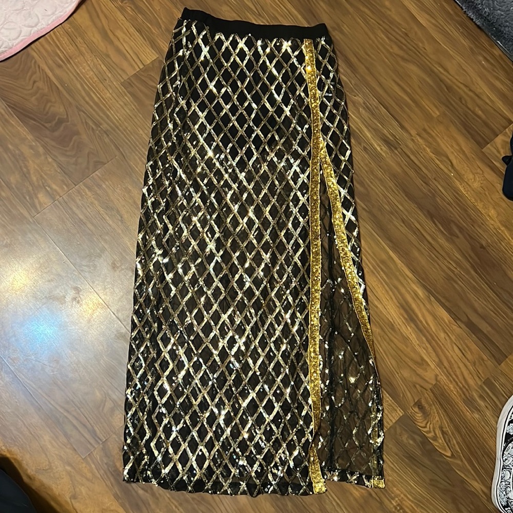 sparkle long skirt